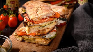 Stovetop Grilled Vegetable Panini - Lavender & Macarons