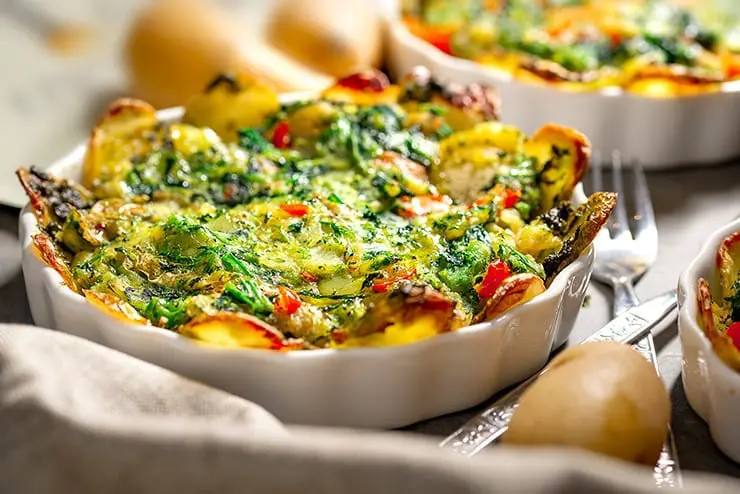 Open-Face Vegetarian Potato Pie